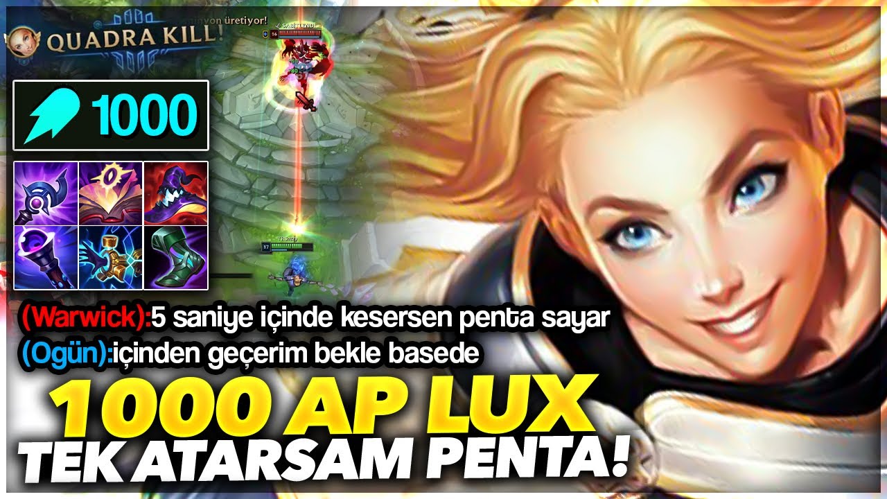 FULL CANA TEK ATAN LUX ULTİSİ !! BASEDE'DE TEK ATARSAM PENTA GÖZLERİME İNANAMADIM LUX | Ogün Demirci