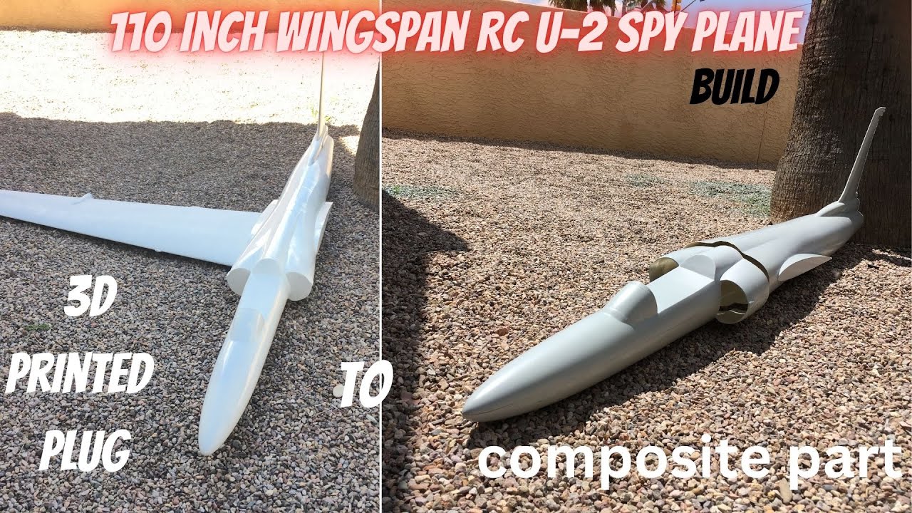110 inch Wingspan RC U-2 Spy plane Build