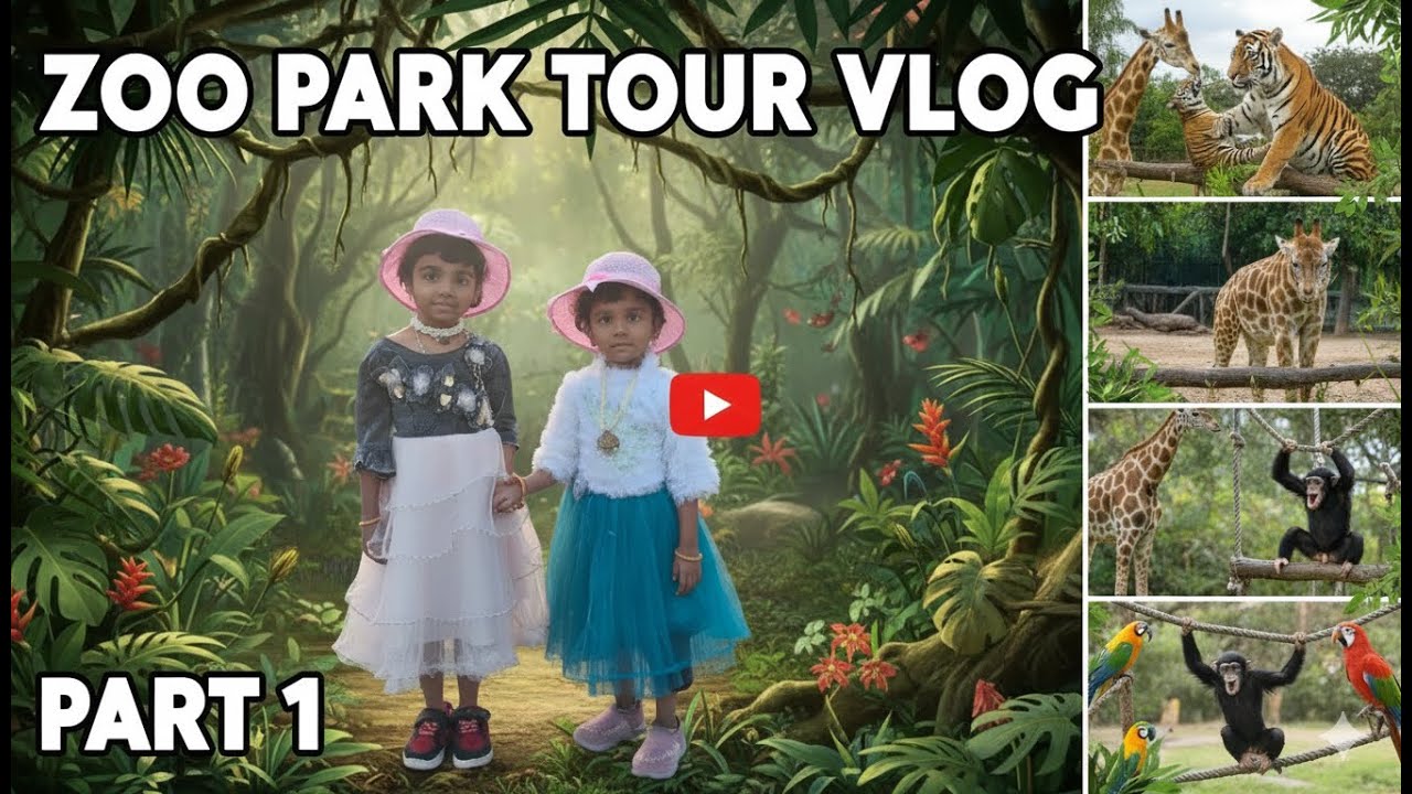 🐉Hyderabad Zoo Park Full Tour |Nehru Zoo Park |PART 1| Radhika & Gayatri | 