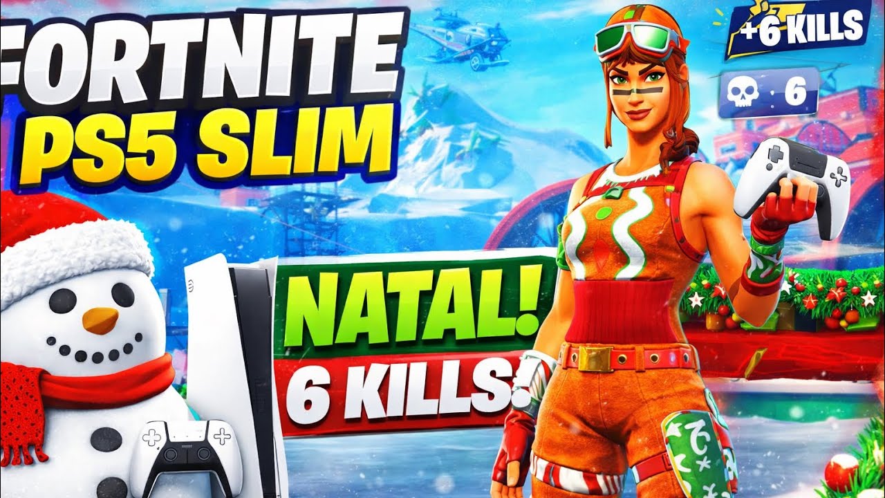 Gameplay completa Fortnite PS5 slim!!