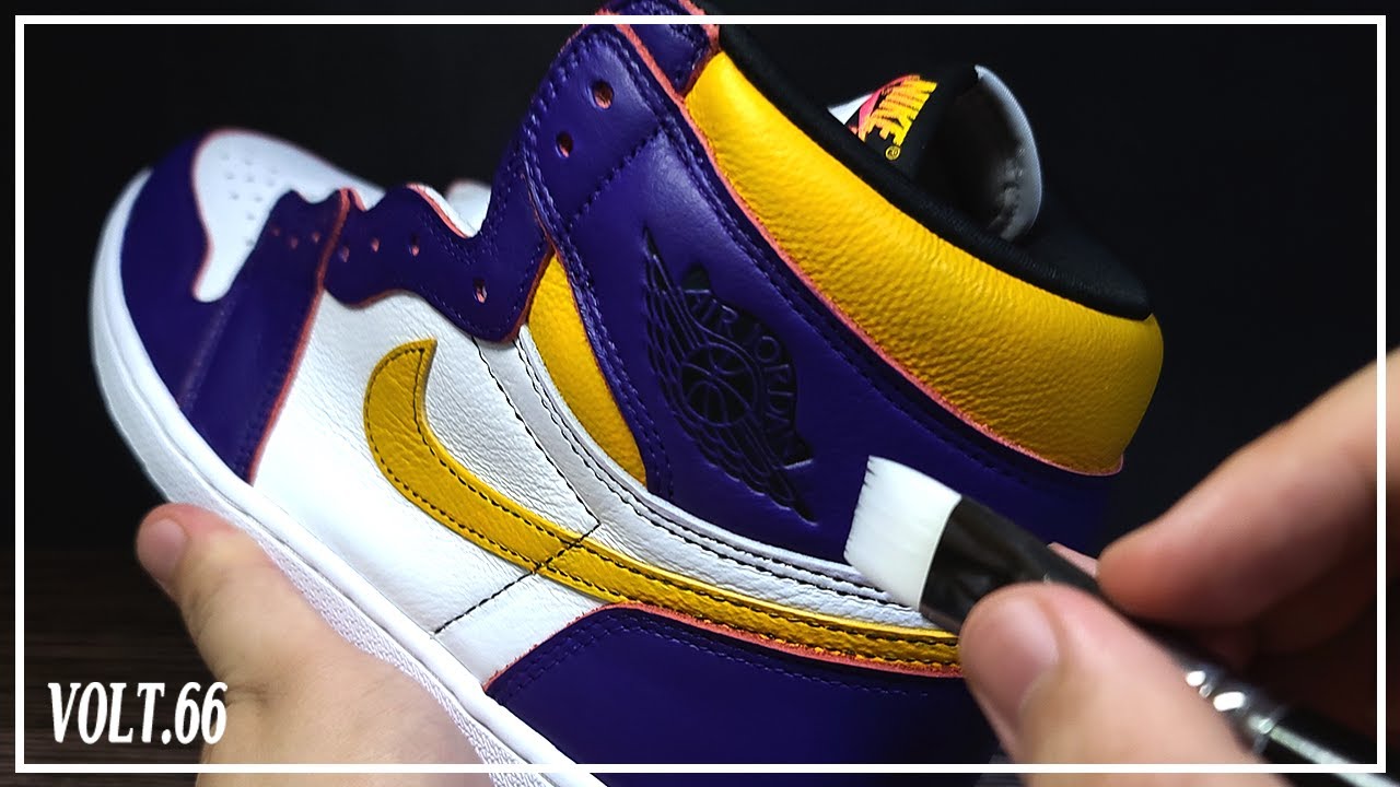[Custom Shoes] Jordan 1 LA to Chicago Custom - Part 1(LA)