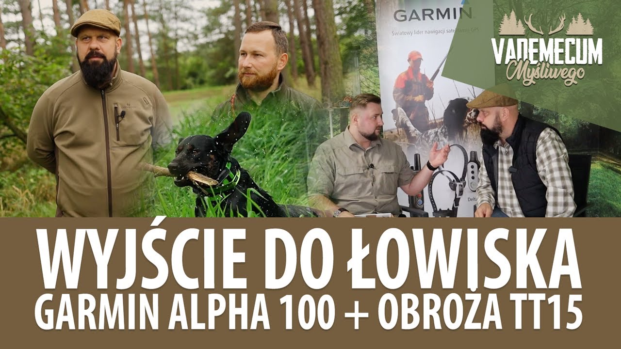 # 140  Wyjście do łowiska. Garmin Alpha 100 + obroża TT15