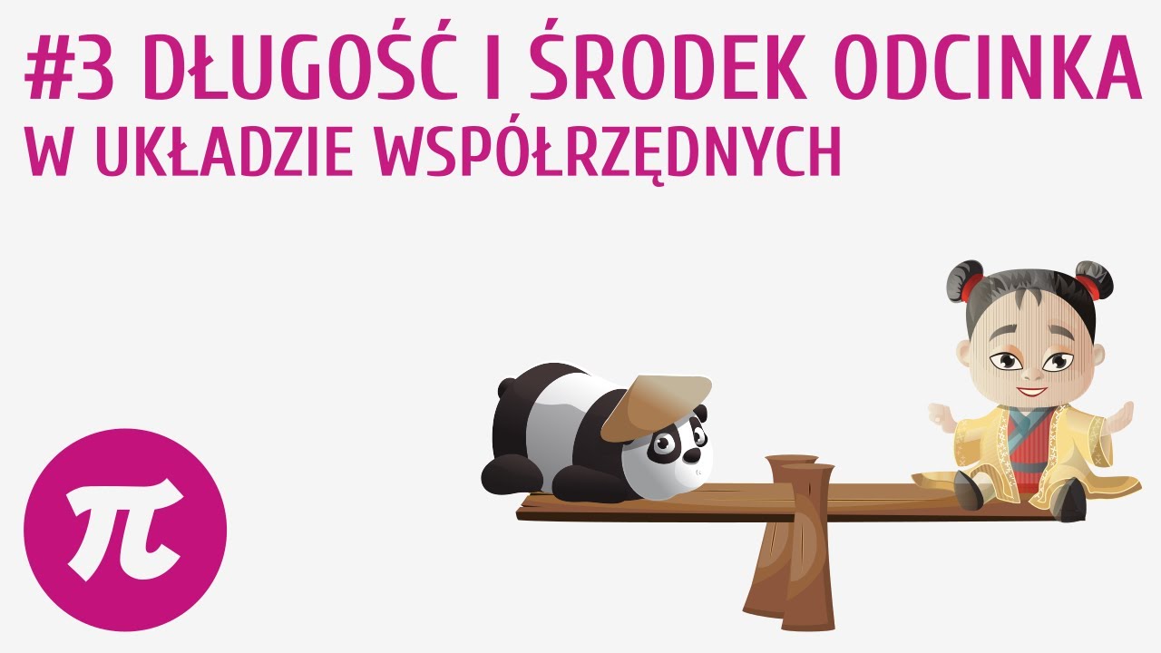 Długość i środek odcinka w układzie współrzędnych #3 [ Układ współrzędnych ]