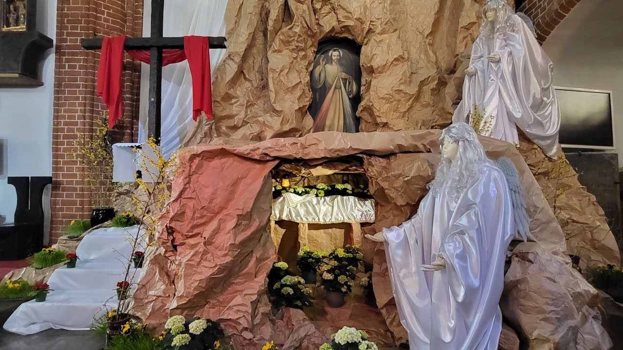 Wielka Sobota Bazylika WNMP , Bp Edward Dajczak. Kołobrzeg 2023.04.08