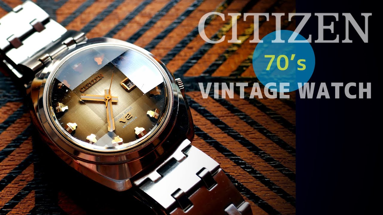CITIZEN / 1972 / SEVEN STER V2 / 4-770871 Y / VintageWatch