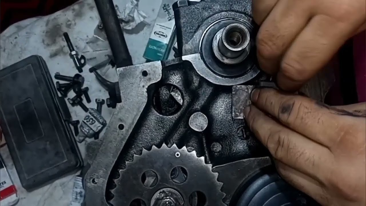 armado motor 1.4 junior parte 2 instalando el arbol de levas