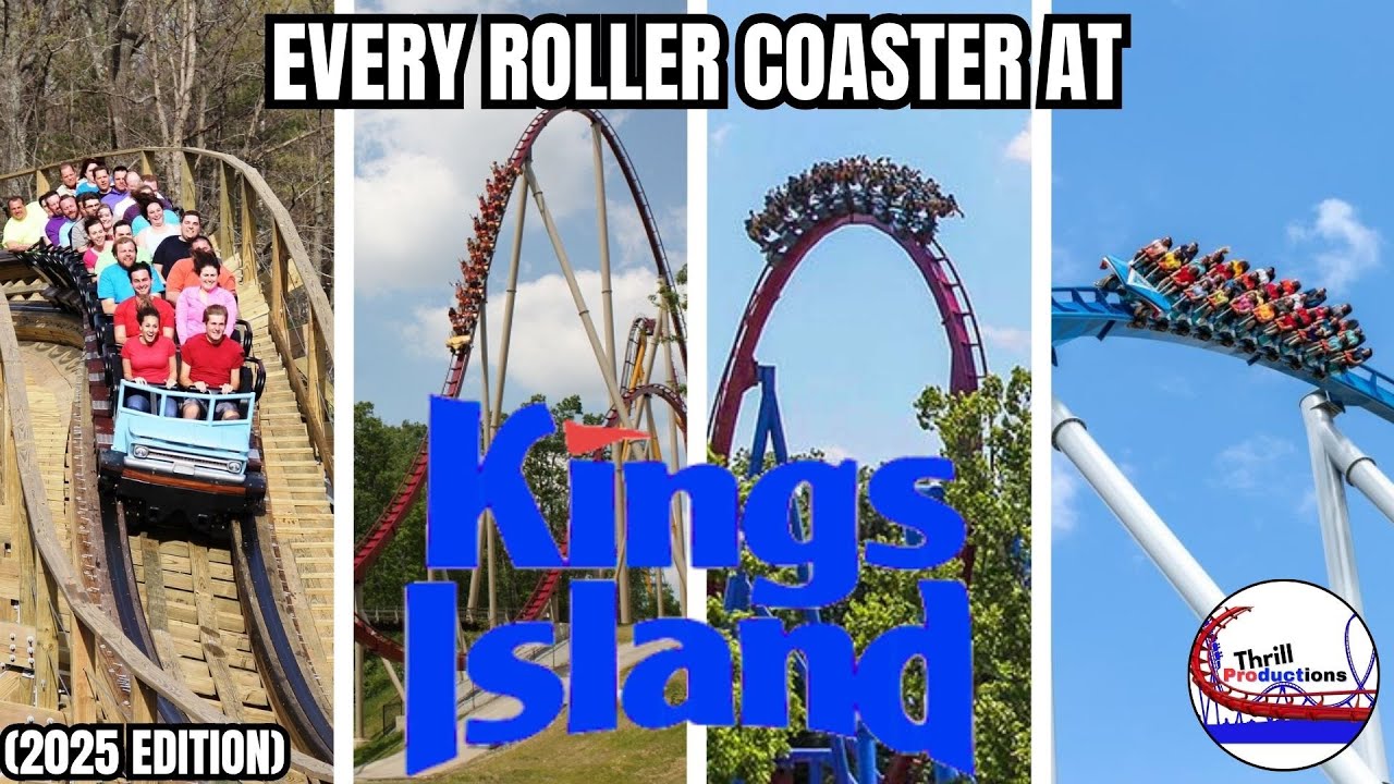 Every Roller Coaster at Kings Island! (2025 Edition)
