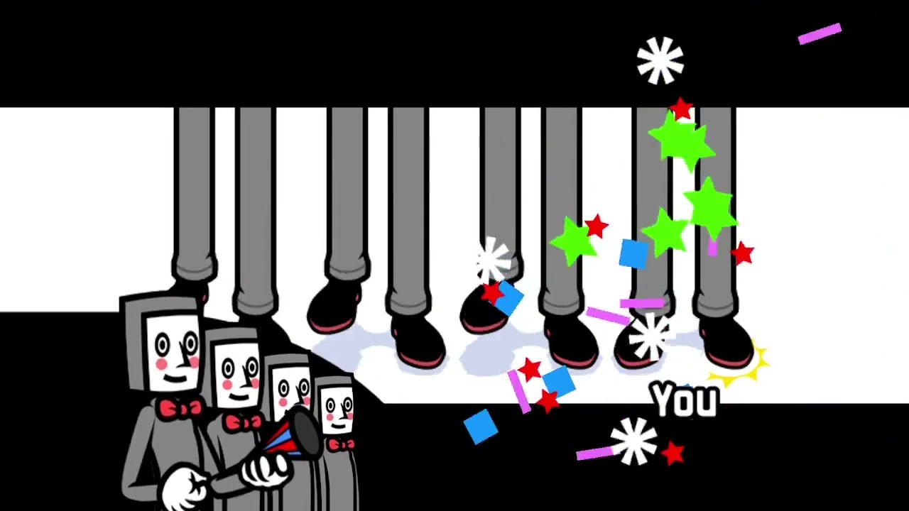Beat the Beat: Rhythm Paradise - Tap Troupe (EN, JP audio) - No Music