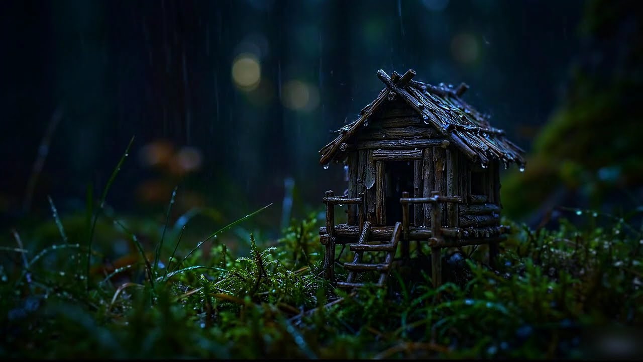 Deep Sleep Instantly with Heavy Rain & Soft Roaring Thunderstorm Sounds (No Ads)
