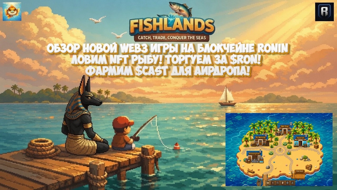 Fishlands | Обзор Web3 Игры на Блокчейне Ронин! Фармим NFT Рыбу и $CAST для Аирдропа! + Розыгрыш