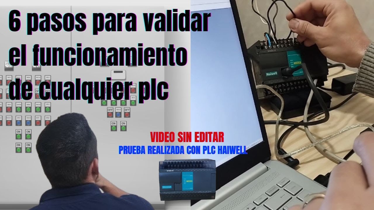 ¿Qué debo hacer cuando me entregan un PLC? 🤨Video sin editar 🎥🎬