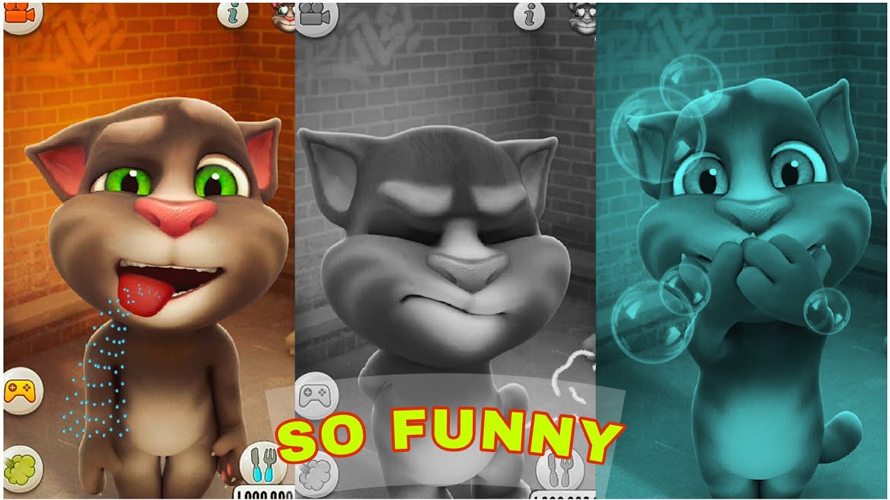 Talking Tom Cat Funny Videos 😹😂