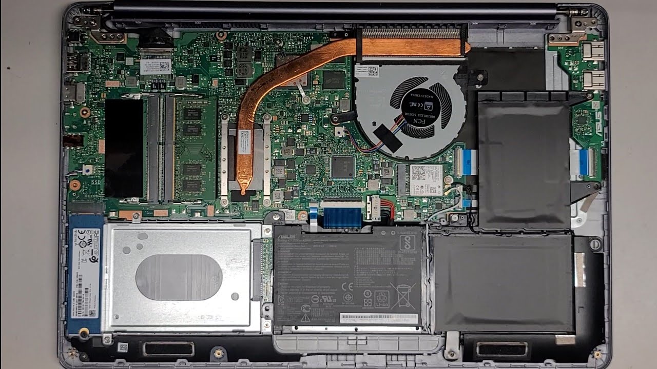 ASUS S510U S510UN-NH77 Disassembly RAM SSD Hard Drive Upgrade Screen LCD Hinges Replacement Repair