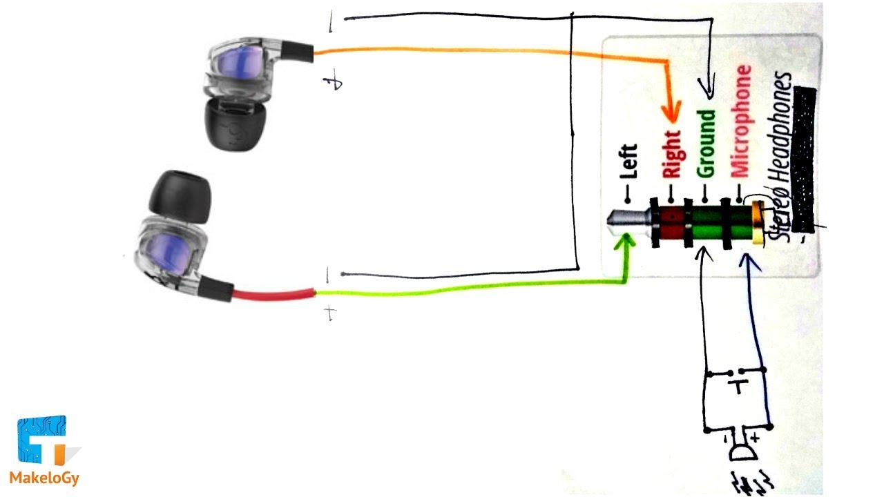 CIRCUIT DIAGRAM | REPAIR YOUR EARPHONES | HEADPHONES AT HOME | SAME SIMPLE STEPS ( Makelogy )