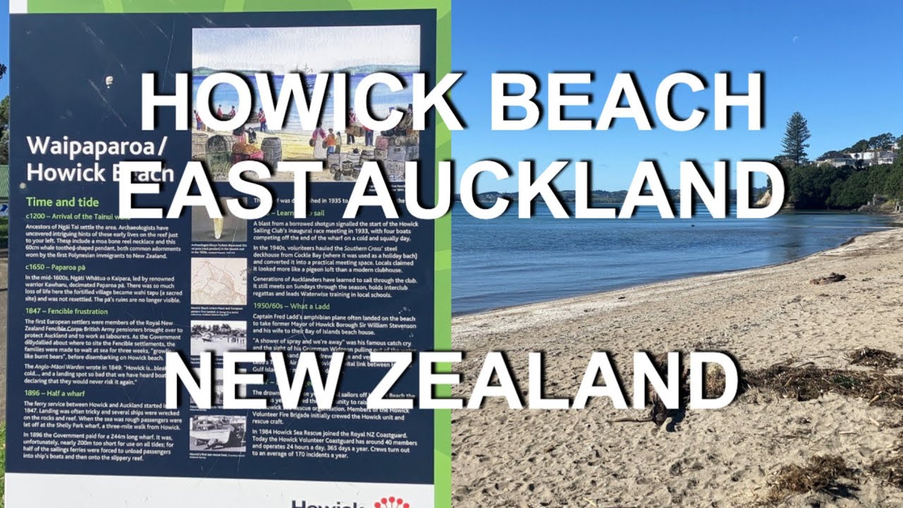 Howick Beach in East Auckland | 4K | Auckland | North Island | New Zealand