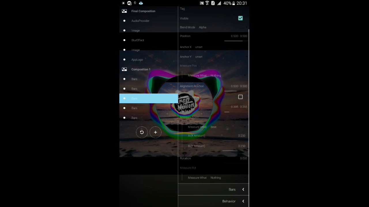 How to make videos like trap nation on android  device