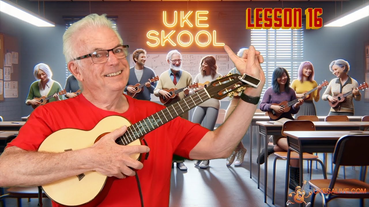 Lesson 16 - Beginner Ukulele Series - Barre Chords and Positions!