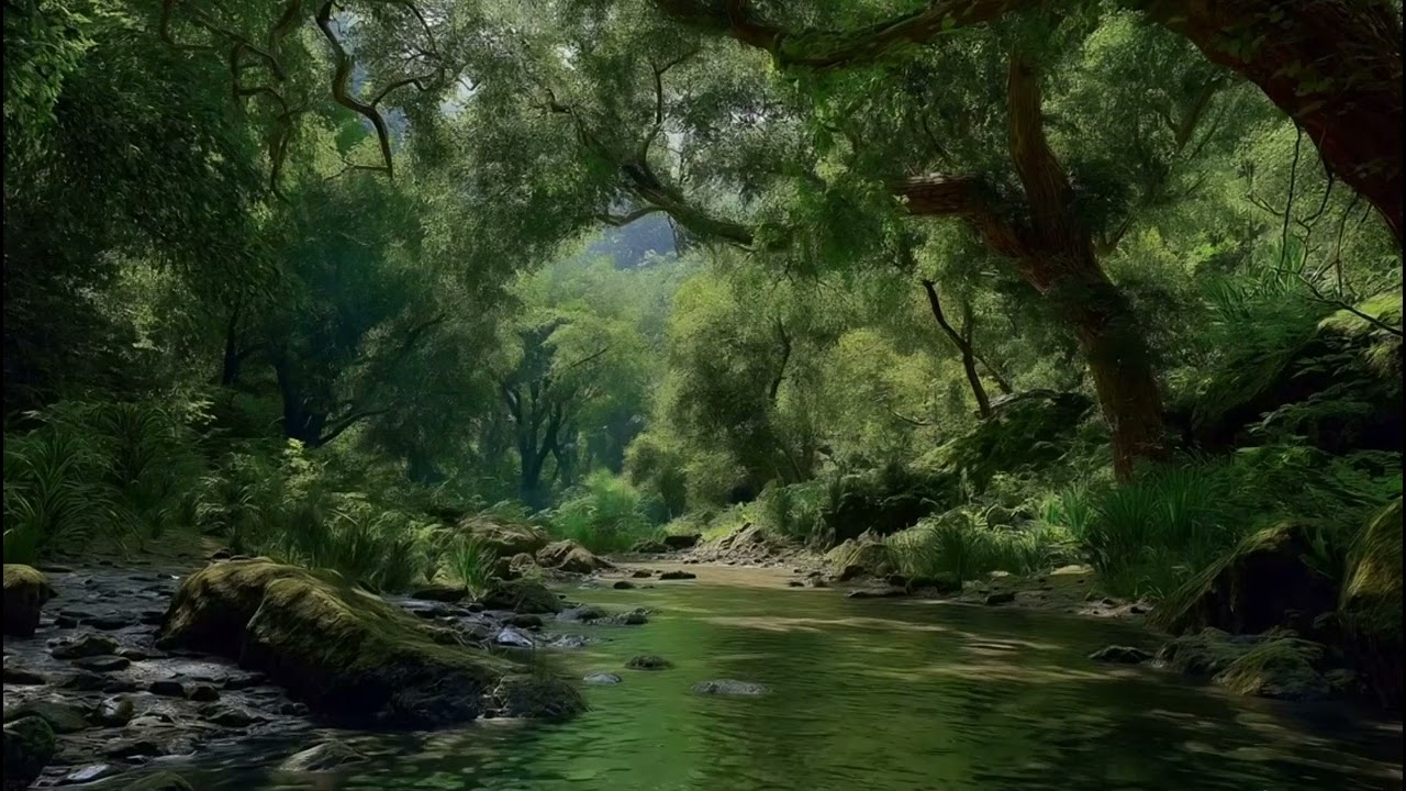 Relaxing Nature Sounds: 3 Hours Forest River for Deep Sleep, Study & Meditation