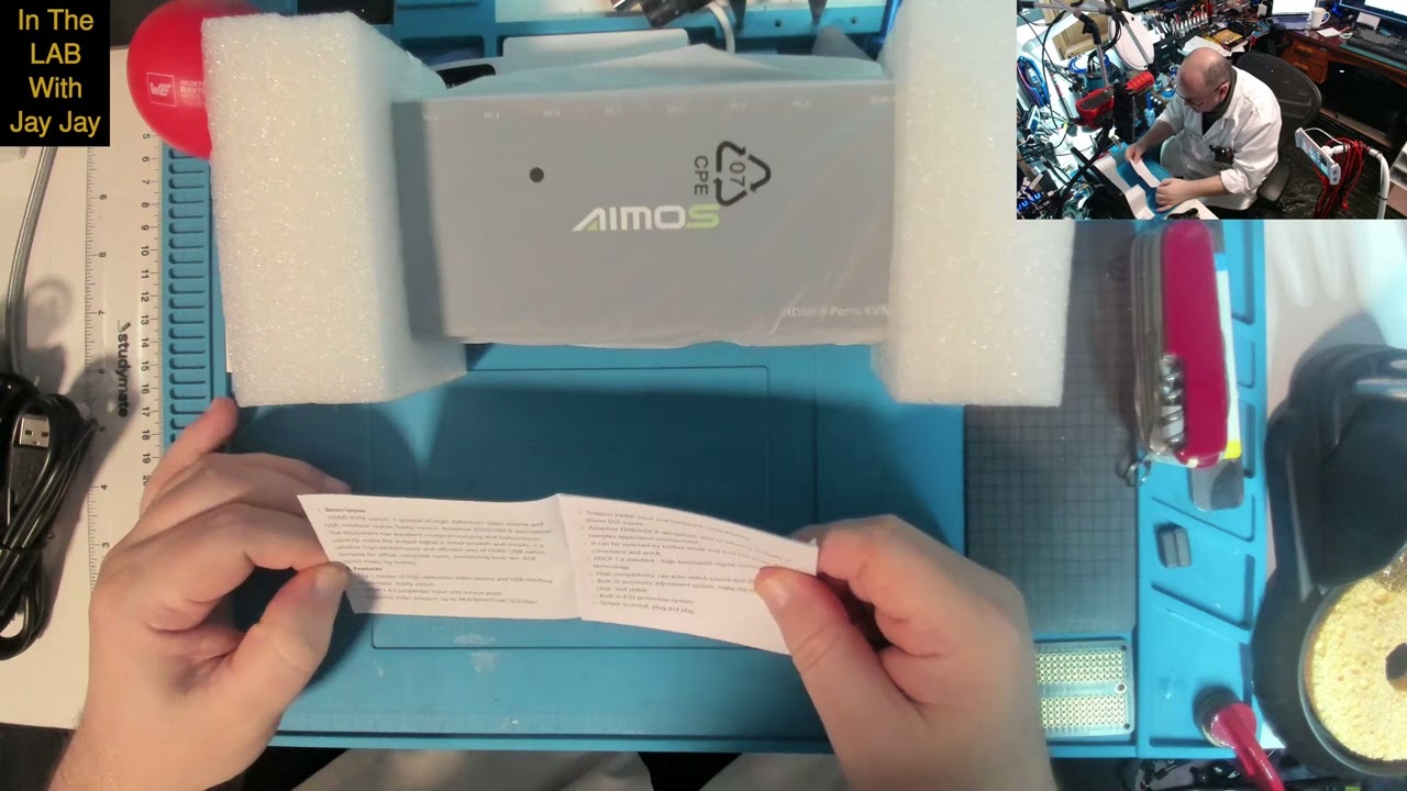Unboxing #23: AOOCOO 4K@30Hz HDMI USB 2.0 8-Port HDMI KVM | In The Lab With Jay Jay