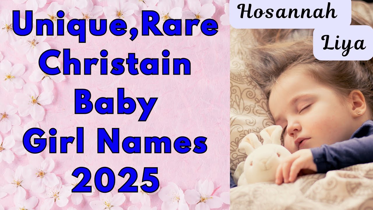 ✝️Unique Christian Baby Girl Names 2025✝️ Biblical Names with Meaning 💕#babynames #girl #namistry 