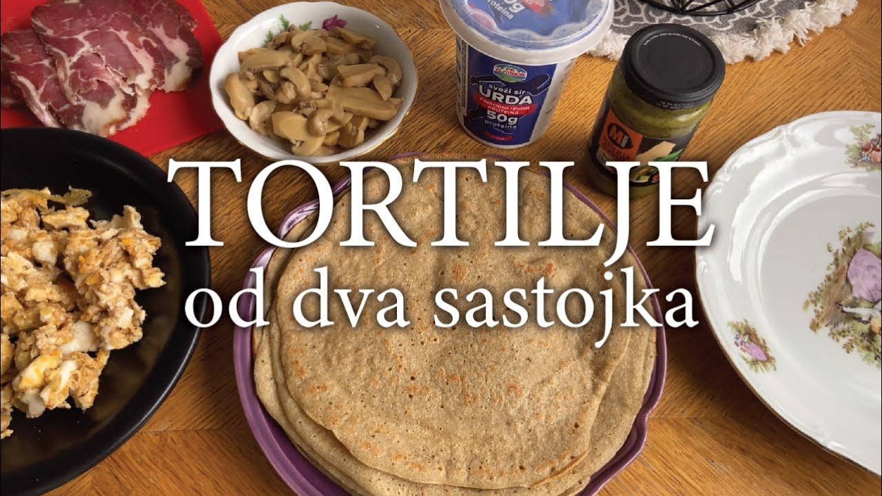 ZDRAVE TORTILJE OD SAMO 2 SASTOJKA 🌮| bez glutena
