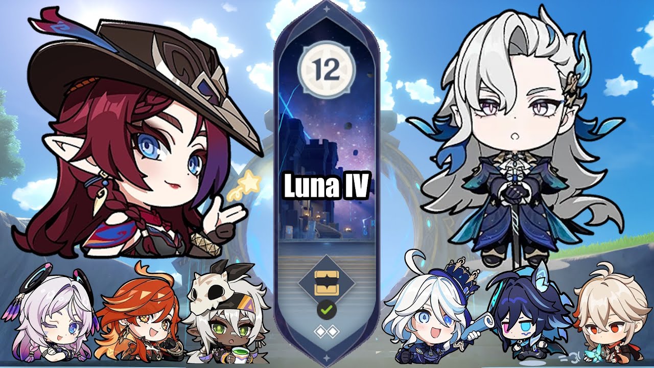 C0 Chasca Overmelt & C0 Neuvillette Taser | Spiral Abyss Luna IV | Genshin Impact