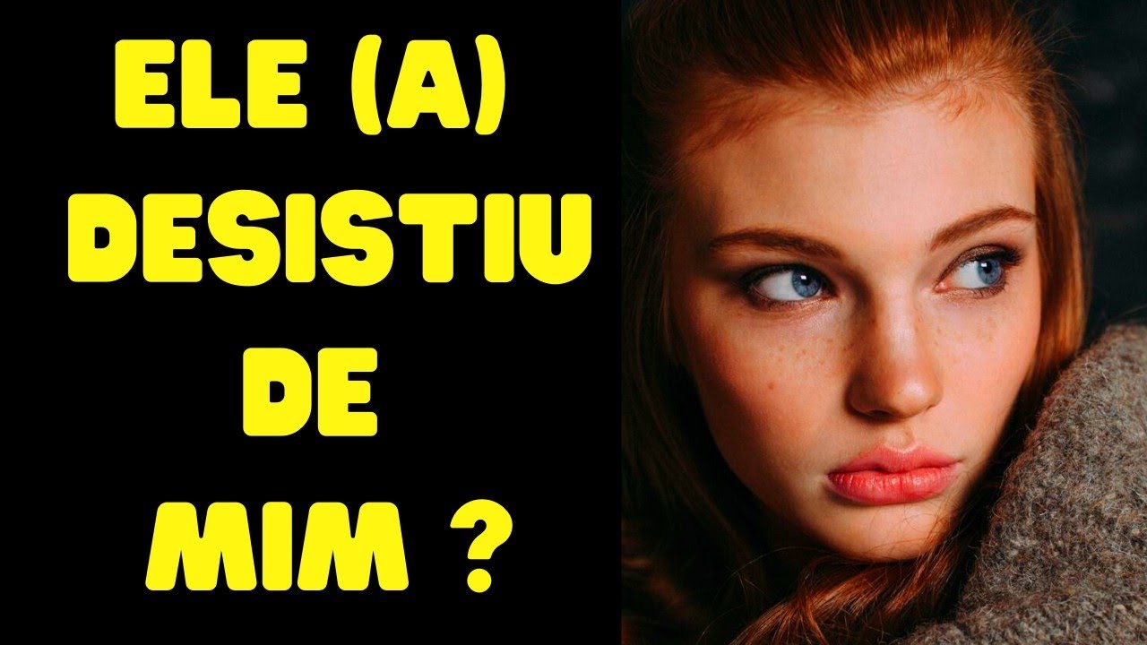 Tarot - Ele (a) desistiu de mim ?