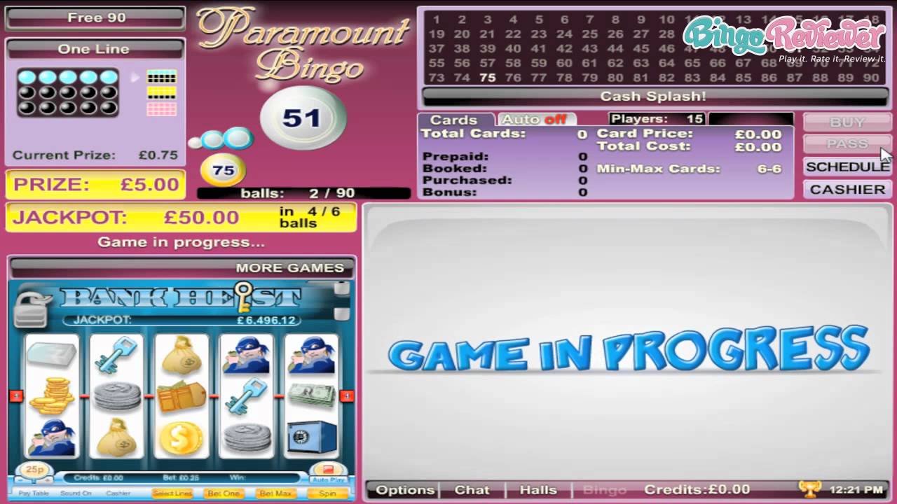 Paramount Bingo - Video Review by BingoReviewer
