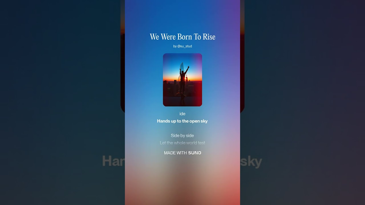 We Were Born To Rise