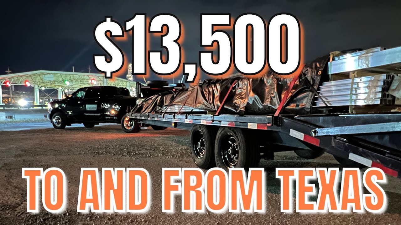 $13,500 TO AND FROM TEXAS || I’LL NEVER COME BACK TO TEXAS || HOTSHOT TRUCKING NON CDL