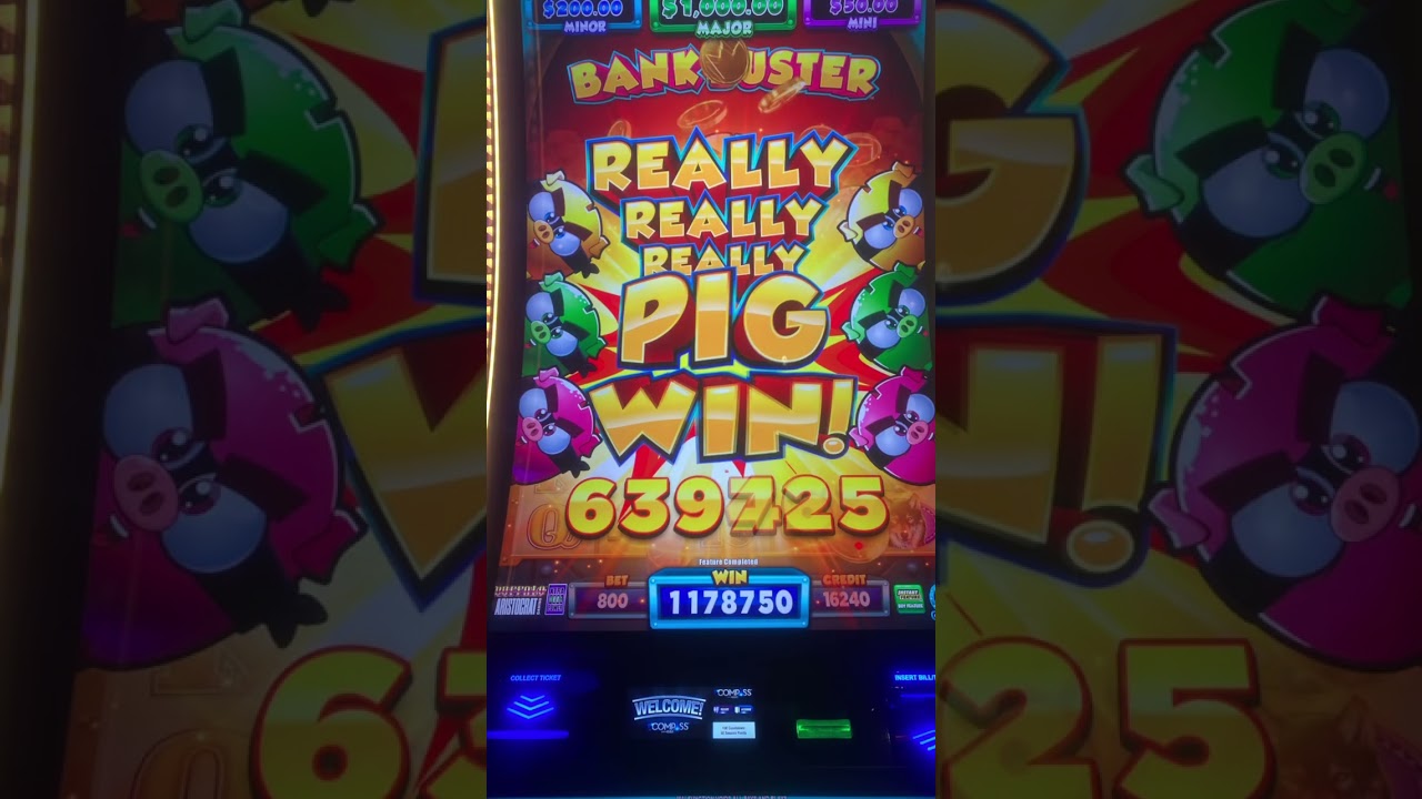 Really really really pig win #handpay #slotsjackpot #bankbuster Biggest handpay of my life