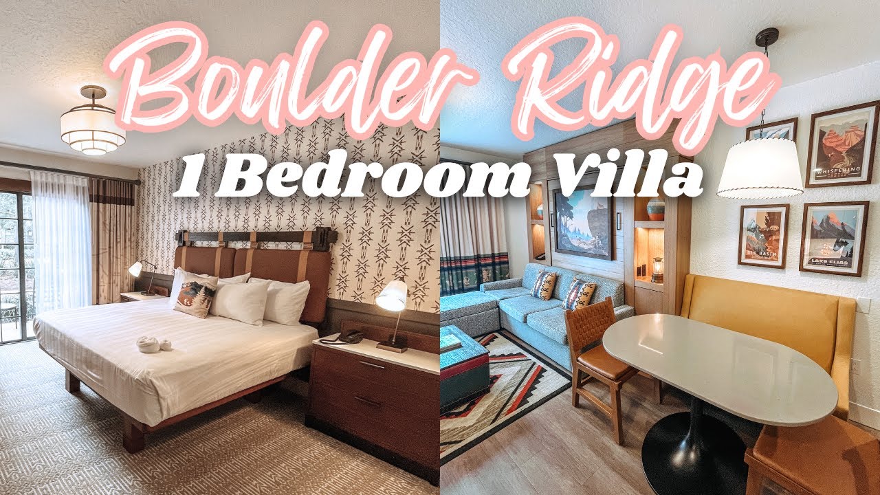 NEW🌲 Refurbished Boulder Ridge 1 Bedroom Villa ROOM TOUR | Disney's Wilderness Lodge