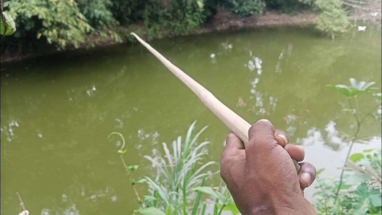 বাঁশ দিয়ে বানালাম শক্তিশালী বড়শির ছিপ | Fishing Rod Making with Bamboo