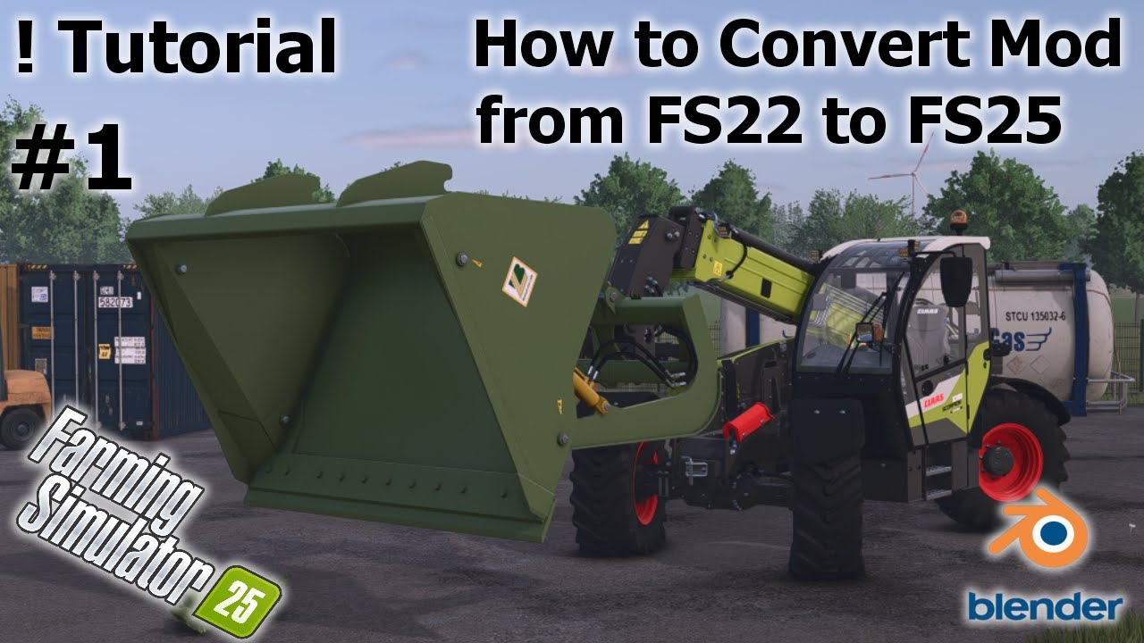 #1 | Convert ! How to Convert Mods from FS22 to FS25 | Giants Editor | Farming Simulator 25