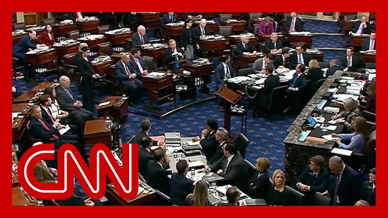 See how each senator voted on witnesses at Trump’s trial