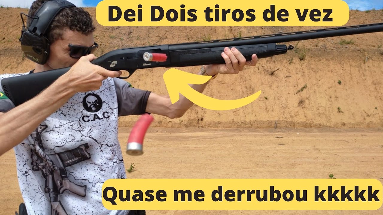 Testamos a espingarda calibre 12 semi automática