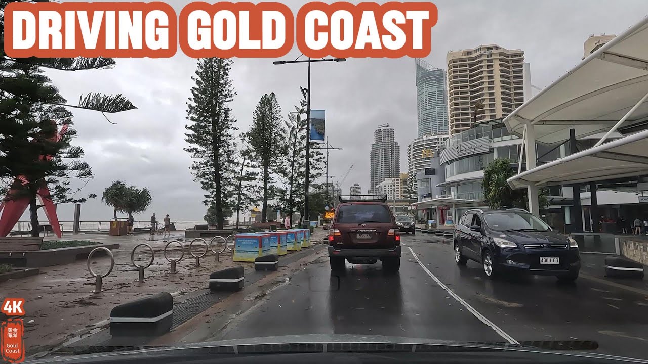 [4k] Driving Gold Coast After Tropical Cyclone Saturday 8 March 2025 | Queensland | Australia
