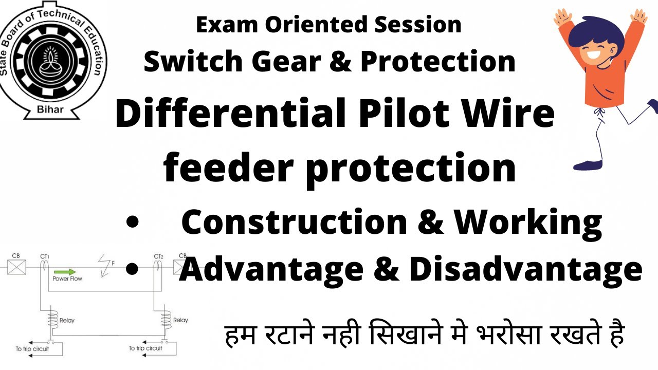 Pilot wire feeder protection | Differential protection of feeder | Pilot wire | Advantage & working