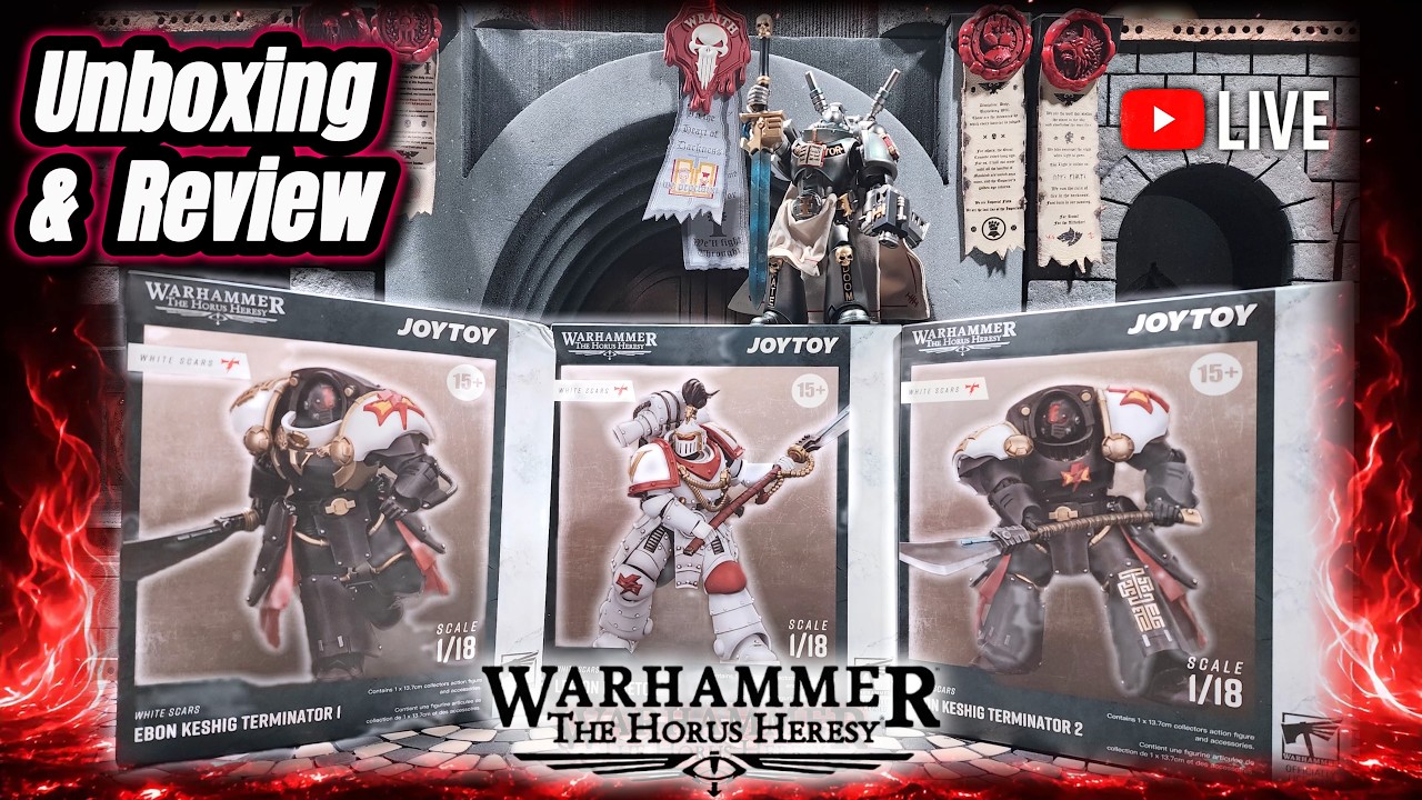 White Scars Terminators & Praetor Are INSANE 👀 | JOYTOY Warhammer LIVE Unboxing | WraithMace 💀
