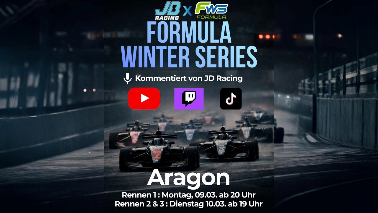 Formula Winter Series | Saisonlauf 4 - Rennen 2 und 3 aus Aragon (Spanien) live🔴