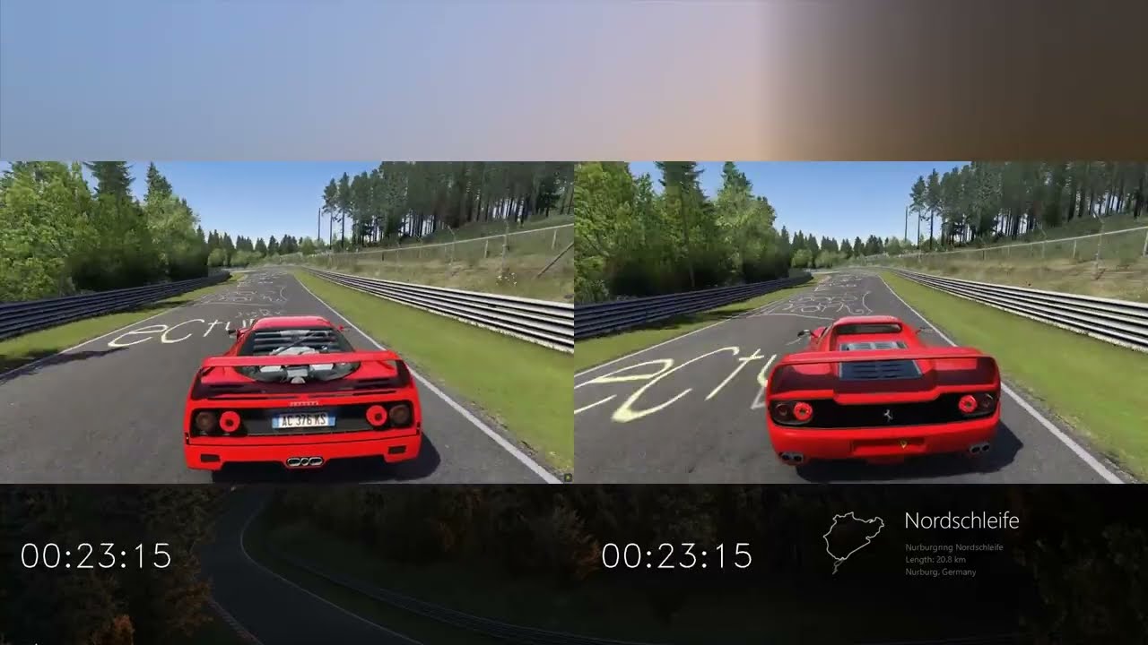 Assetto Corsa - Ferrari F40 vs F50 (Assetto Corsa Real Physics) - Nurburgring