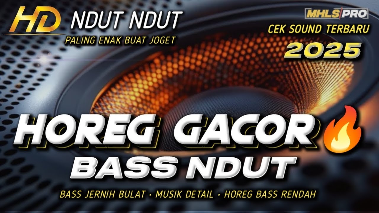 DJ FULL BASS HOREG GACOR CEK SOUND TERBARU 2025-2026 BASS JERNIH NDUT NDUT (MHLS PRO)