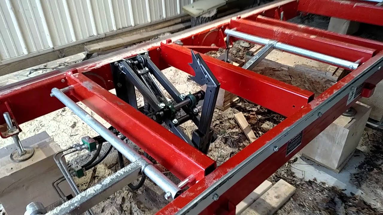 DIY Woodmizer LT-15 wide log turner