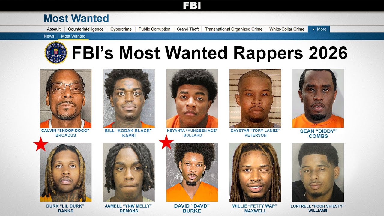 The FBI's 10 Most Wanted Rappers Explained In 2026