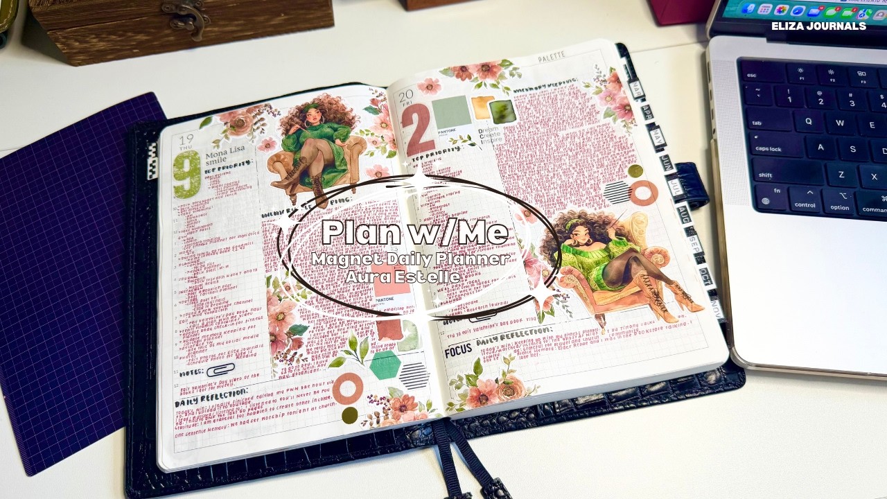 2026 Planner Goals|Plan with Me February 19-20th in my Magnet Daily Planner|Aura Estelle   #planner