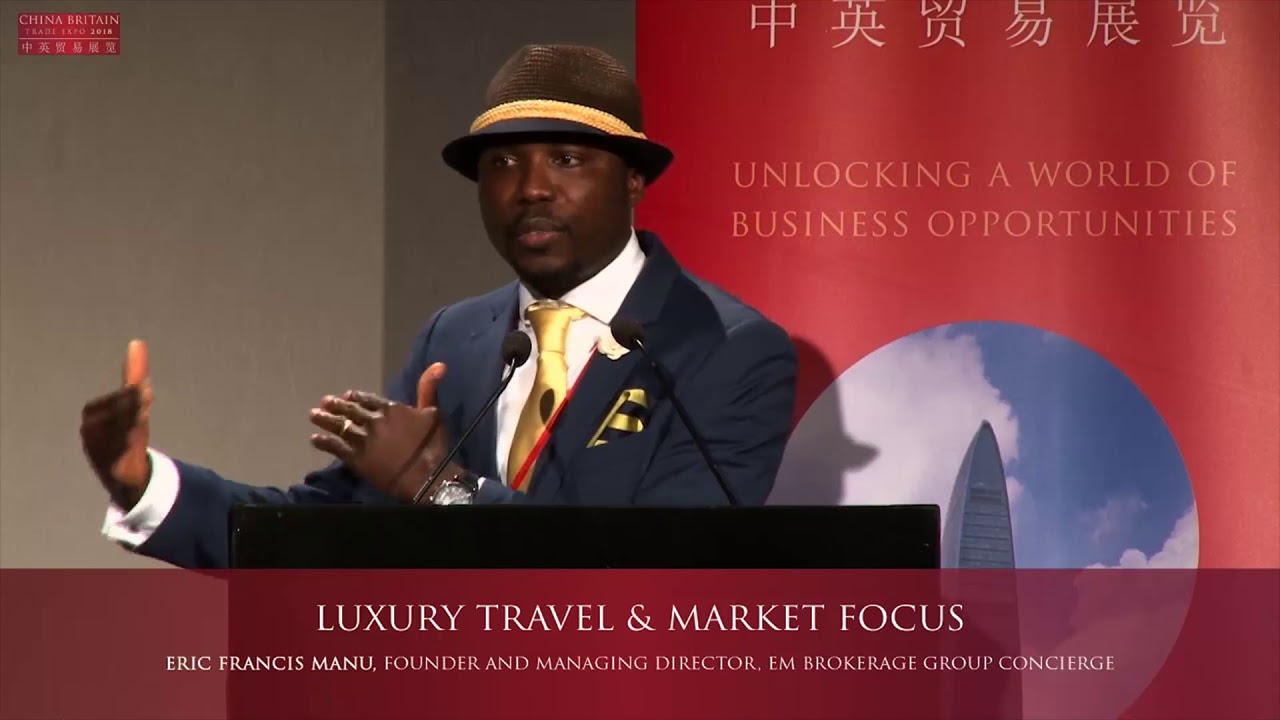 Eric Francis Manu @ China Britain Trade Expo 2018 @ QEII Centre London