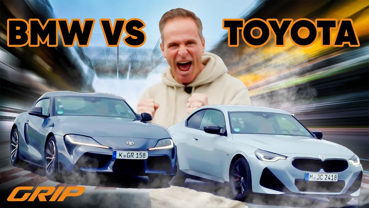 Duell der Plattform-Brüder: BMW M240i gegen Toyota GR Supra 3.0 😎🔥I GRIP