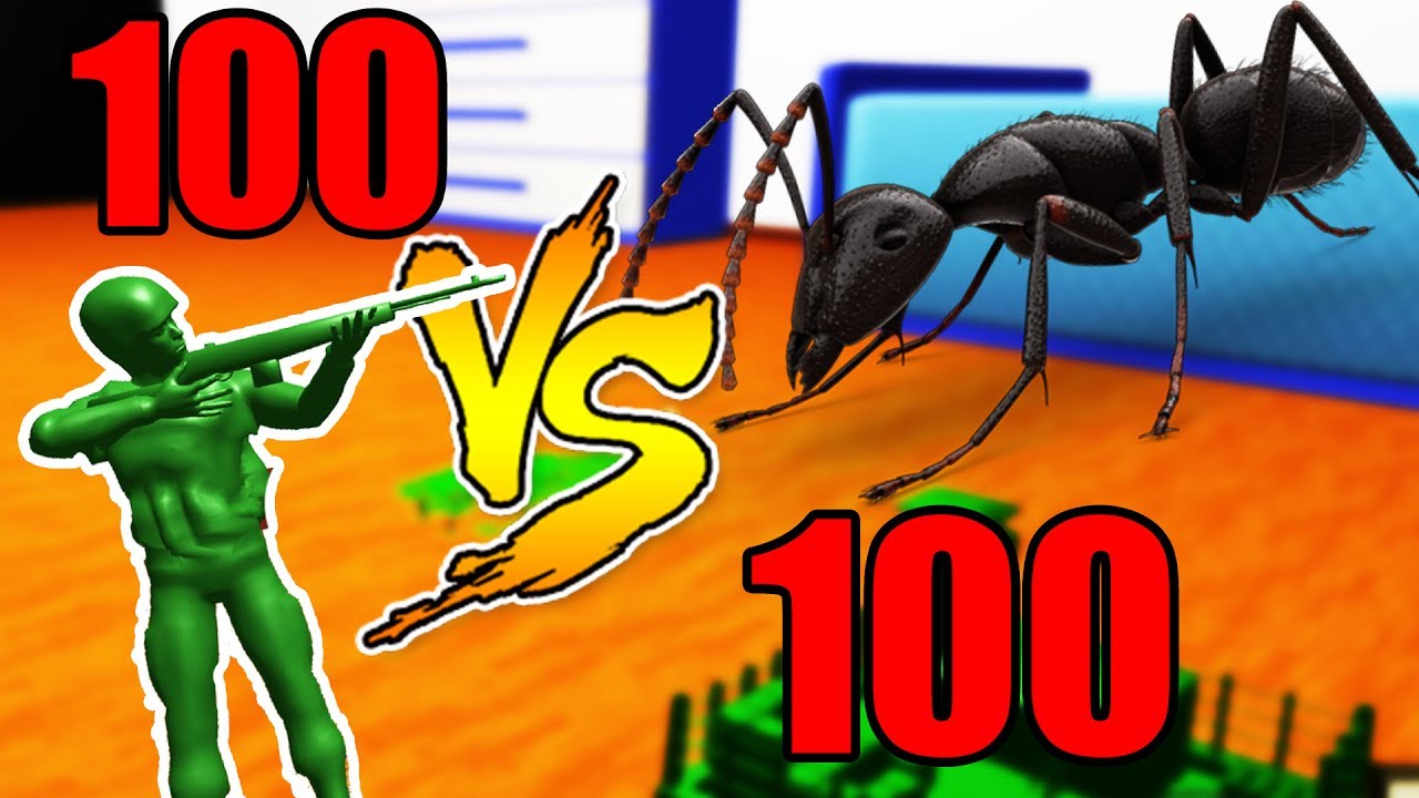 100 ŻOŁNIERZYKÓW VS 100 MRÓWEK | HOME WARS PO POLSKU