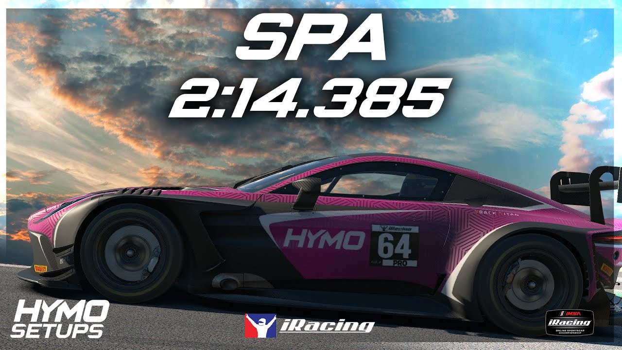iRacing Hotlap | Aston Martin Vantage GT3 EVO @ Spa | IMSA | 2025 S4 Week 12