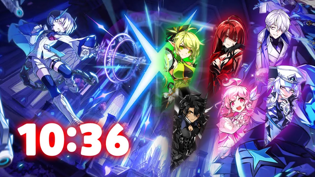 [엘소드/Elsword KR] 아네모스 - 여왕의 알현실 10:36 / Anemos - Queen's Throne Hall (21-3) 10:36